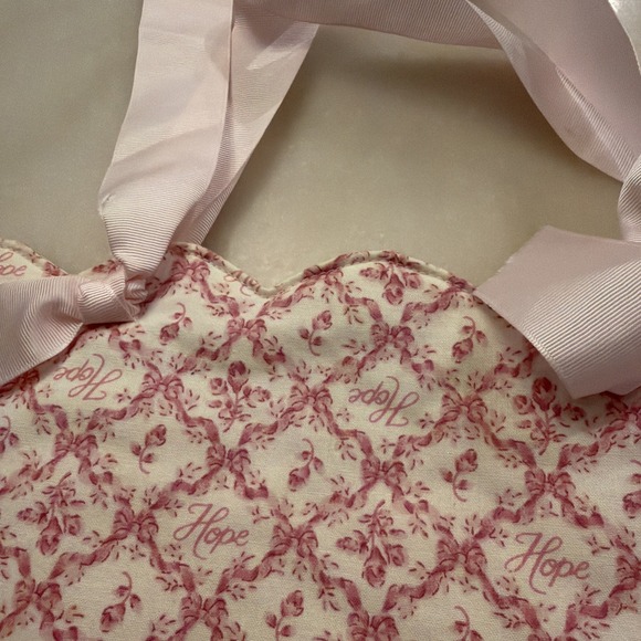 Longaberger 2009 Horizons Of Hope Tote Bag Purse Breast Cancer Awareness Pink - Picture 6 of 8